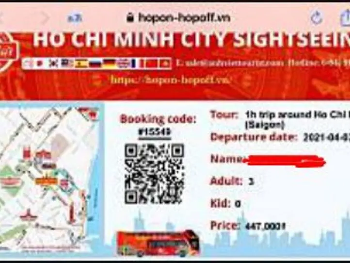 2階建て観光バスでホーチミンの主要スポットを巡ろう！