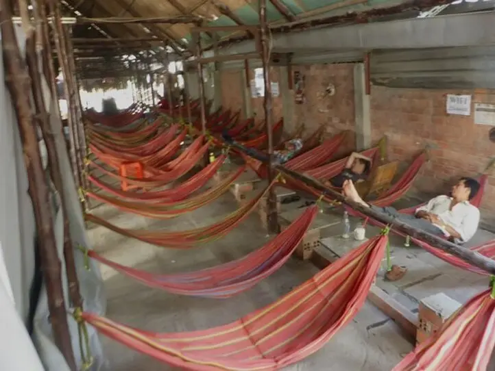 南部名物？ハンモック・カフェでまったりと