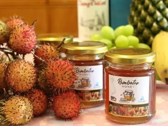 非加熱の生はちみつ（ランブータン）165g　 image