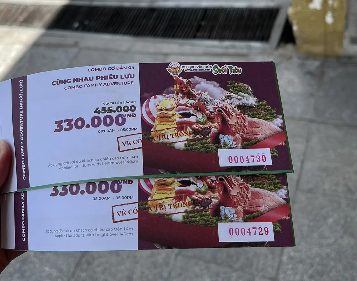 Đầm Sen（ダムセン）と Suối Tiên（スオイティエン）、どちらに行くべき？