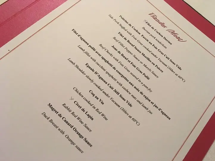 　ホーチミンの隠れ家フレンチのお店