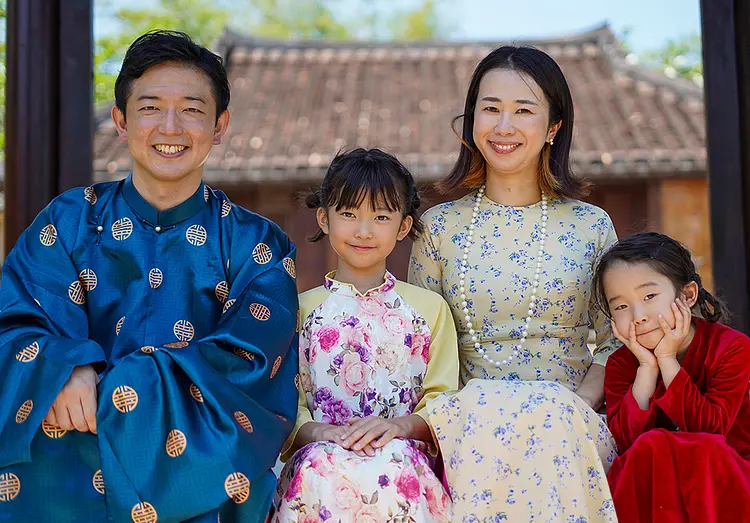 ホーチミン人気スポットで写真撮影！（オプション）アオザイレンタル