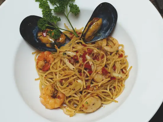 シーフードスパゲティ・アリオリオ image