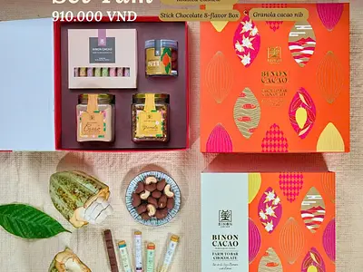 ビノン カカオ テトギフトセット ― 「心（こころ）」