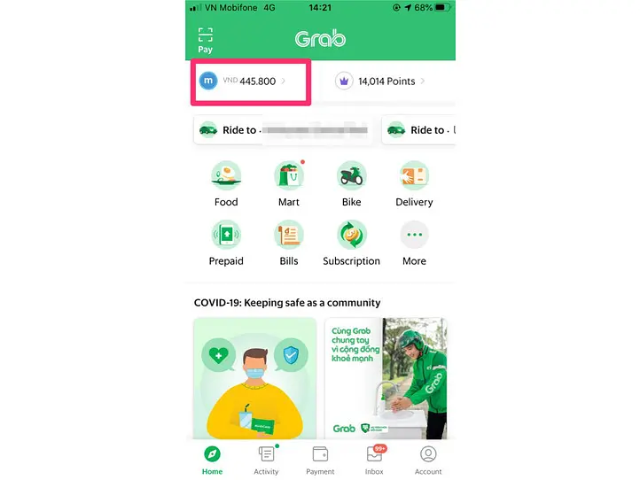 【Grabfood】デリバリーを使ってお家でスターバックスを飲もう
