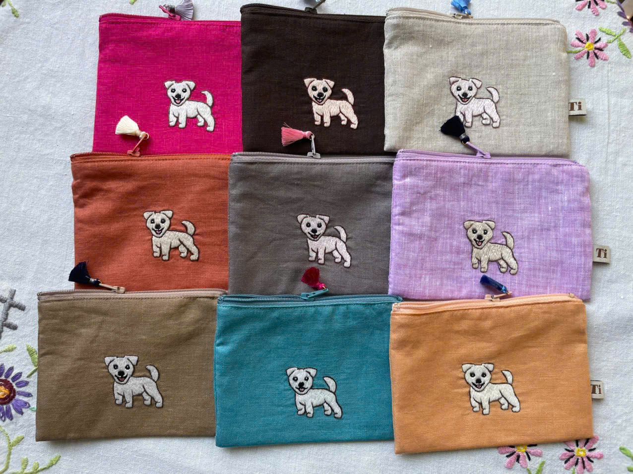 犬や猫のミニポーチ