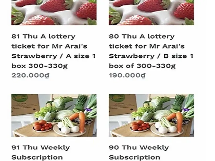 ホーチミン7区のおすすめデリバリー情報～食材店編