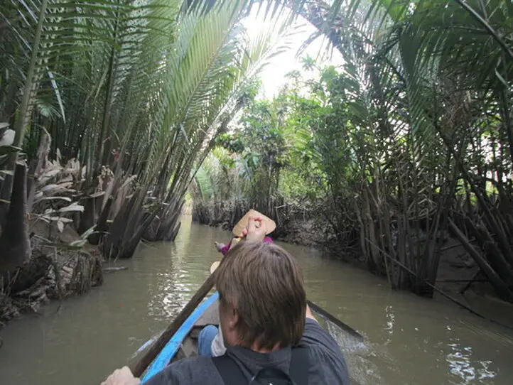 人気No1 ツアー、メコン川クルーズ＆クチ・トンネルに参加体験記