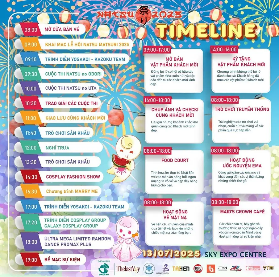ホーチミンで夏祭り気分を満喫！「NATSU MATSURI 2025」開催決定🌸