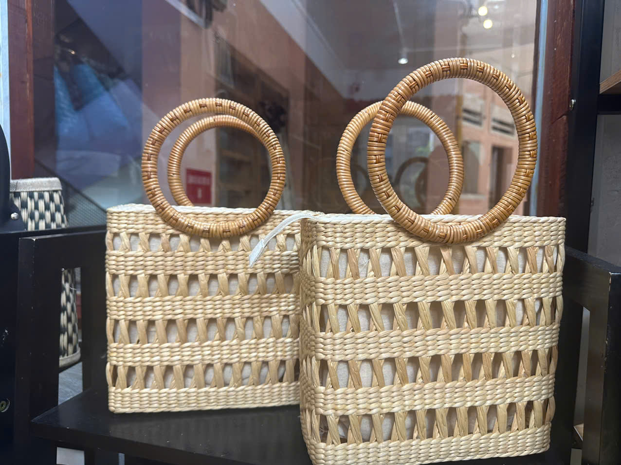 ラタンリング・かごバッグ