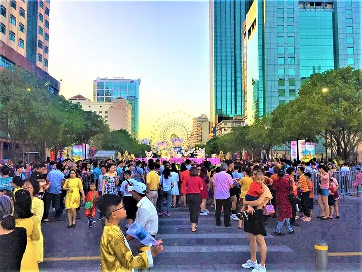 2020年のテト（旧正月）のホーチミンの様子