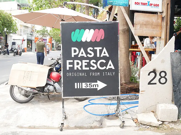 パスタが選べる！ホーチミン２区のイタリアン