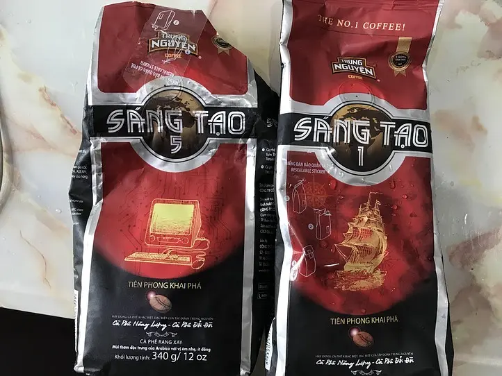 有名店のチェングエンコーヒー！ベトナムコーヒー二種類を飲み比べ