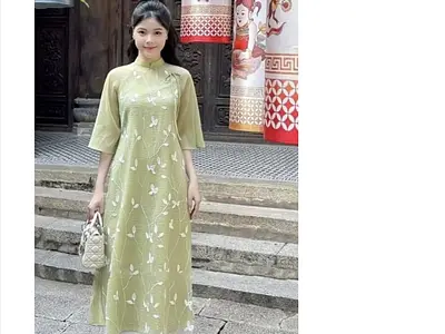 アオザイ・ サイゴン 女性用のアオザイ 5（レンタル）