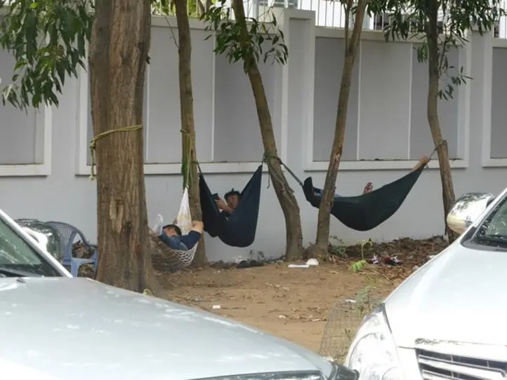 南部名物？ハンモック・カフェでまったりと