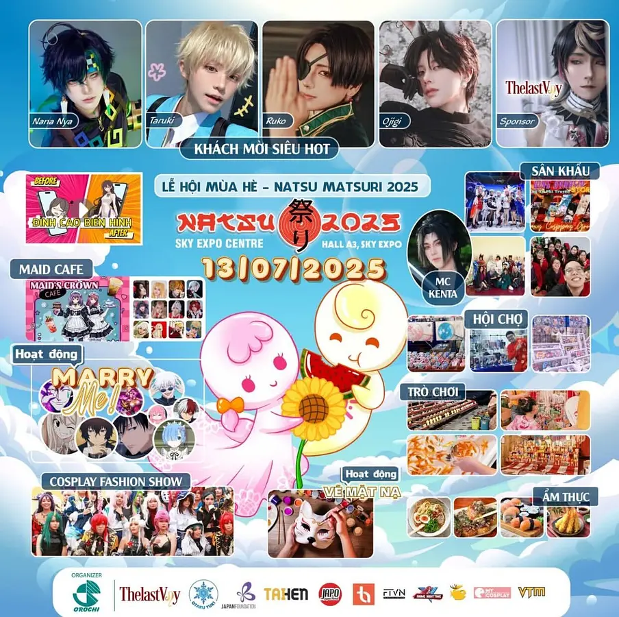 ホーチミンで夏祭り気分を満喫！「NATSU MATSURI 2025」開催決定🌸