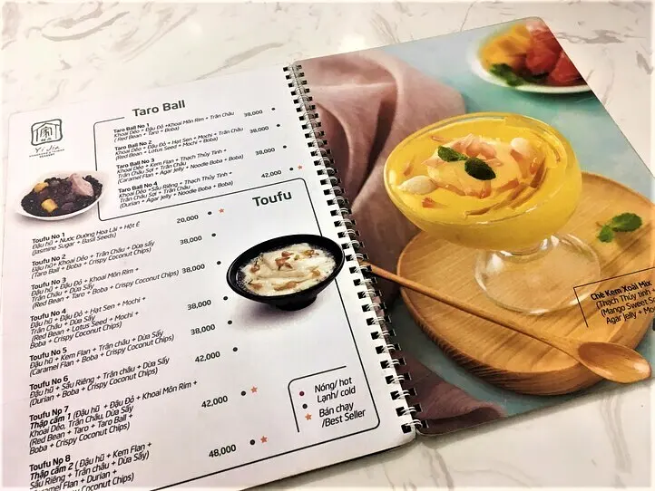 Grabfood（グラブフード）ホーチミンのおすすめのデザートデリバリー