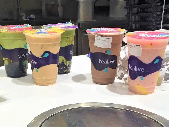 個性的なメニューのカフェチェーン「tealive」
