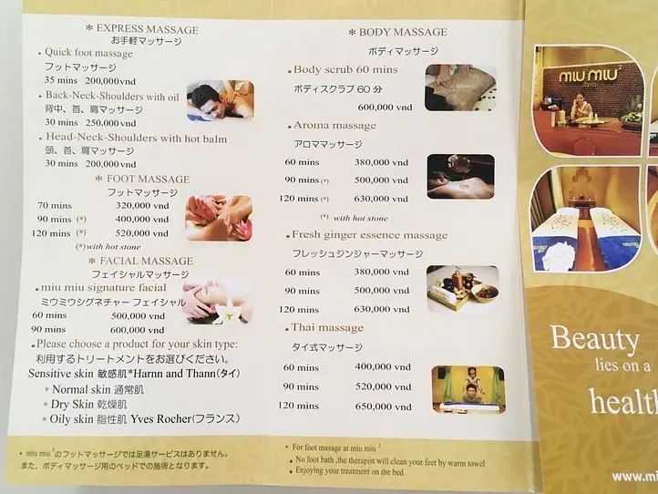 日本人に大人気のマッサージ店「miu miu spa（ミウミウスパ）」へ行ってみた