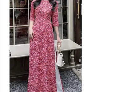 アオザイ・ サイゴン 女性用のアオザイ 8（レンタル）