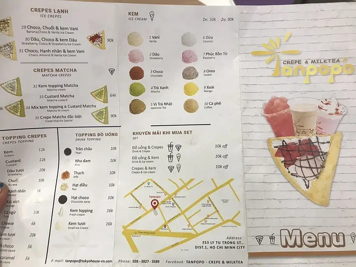 ベトナムのマリオンクレープ！？日本人オーナーのクレープ屋さん〜Tanpopo - crepes and milk tea