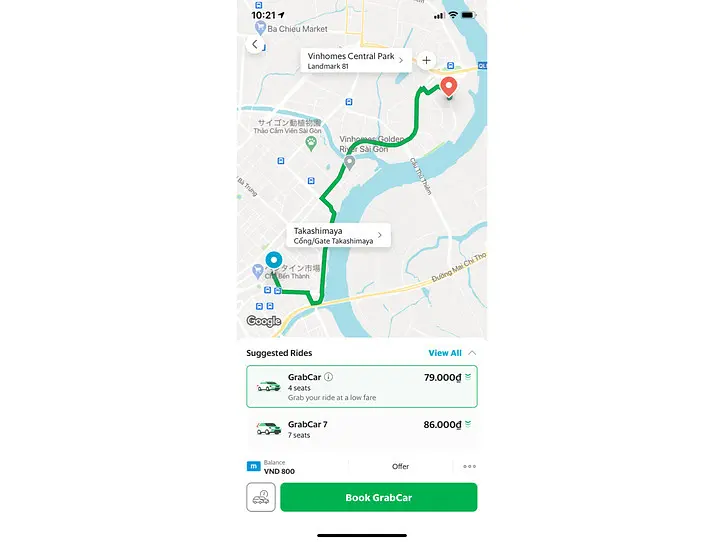 Grabにつぐ配車アプリ「be」を使ってみよう