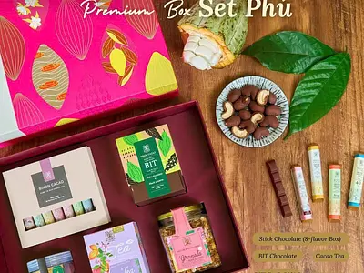 ビノン カカオ テト・ギフトセット - プレミアムボックス「富（ふ）」