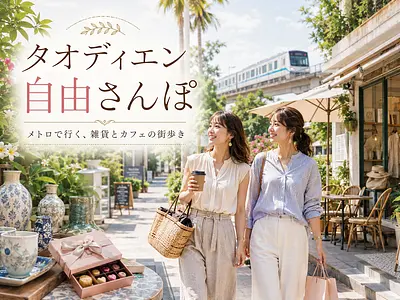 タオディエン自由さんぽ｜日本語マップ・LINEサポート・メトロ1日券付き