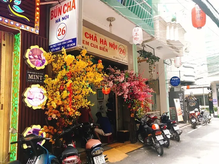 日本人街で絶品ブンチャー・ハノイを食べよう「Bun Cha Ha Noi 26（ブンチャーハノイ26）」