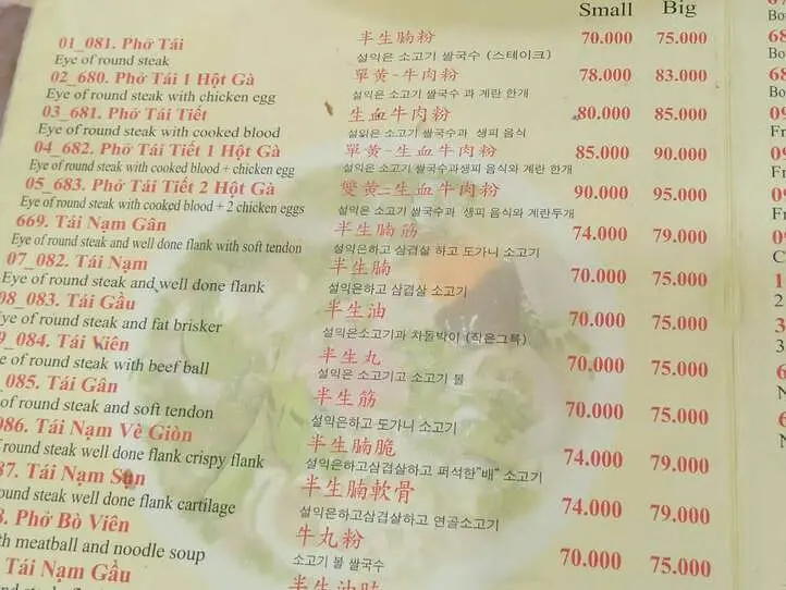 ファングーラオ近くのフォー屋さん～Pho Hung(フォー・フン)～