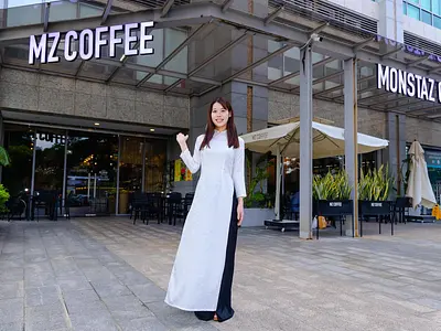 エムズィー・コーヒー アオザイレンタル（着付け付き）