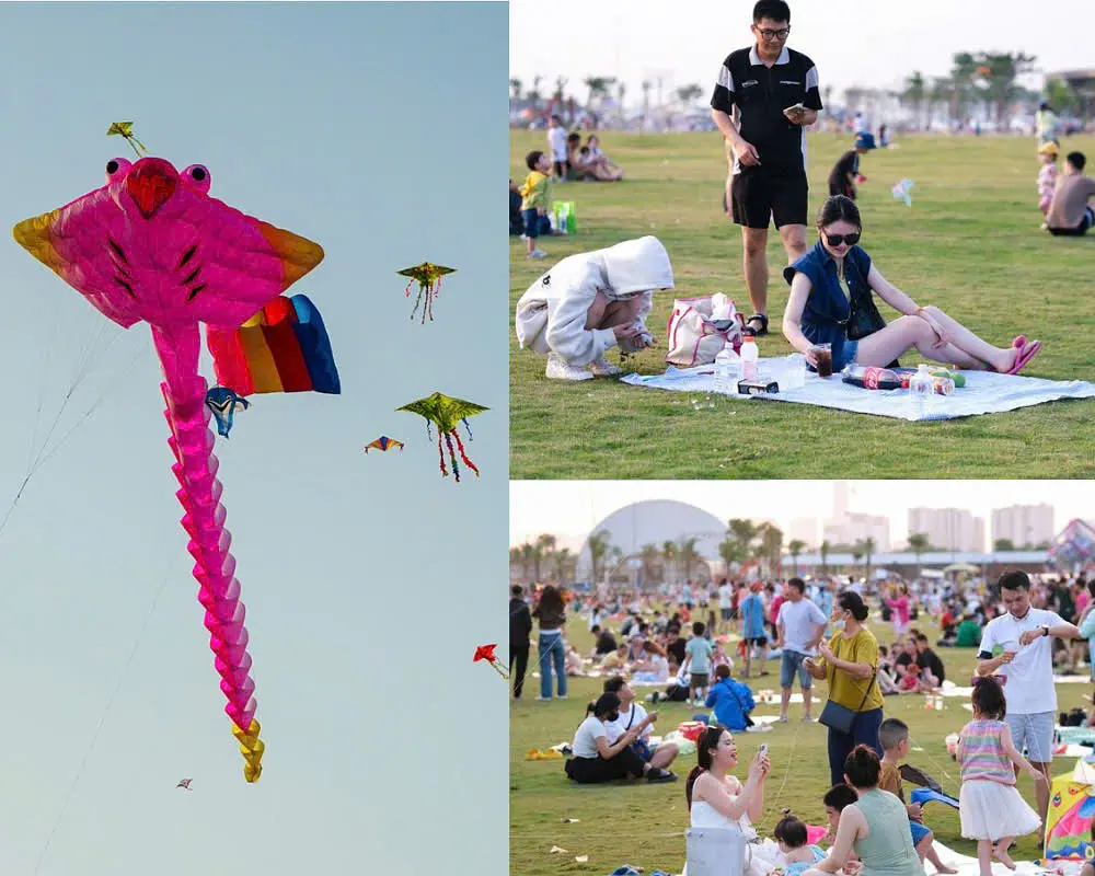 ホーチミン市の新たな癒しスポット！The Global Cityで凧揚げと夕日を満喫