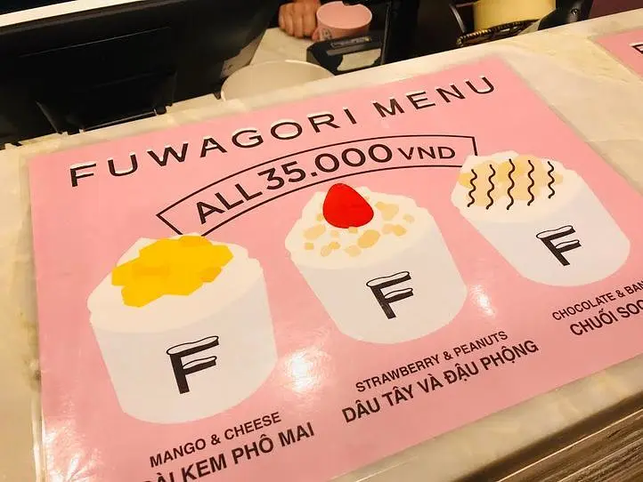 ALL35,000VNDのふわふわかき氷～FUWAGORI（フワゴオリ）～