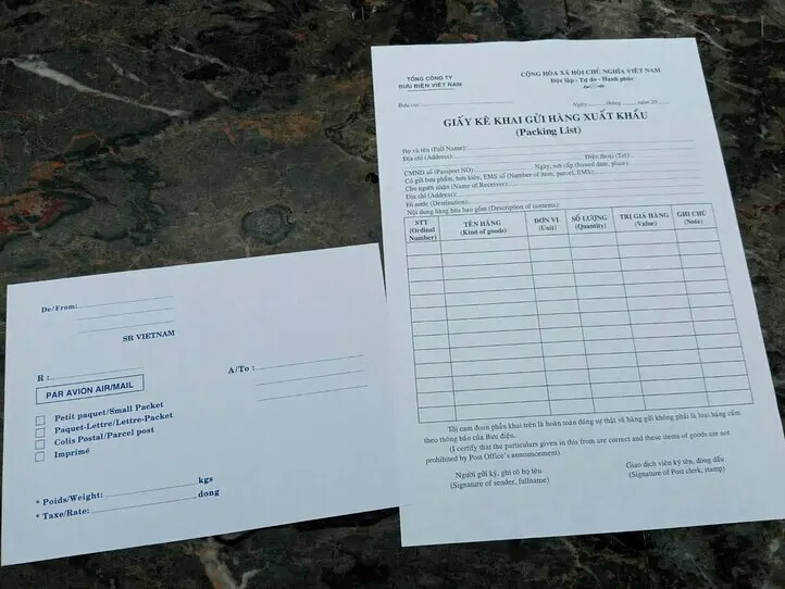 ホーチミンから日本に国際郵便を送る＆受け取るには？？