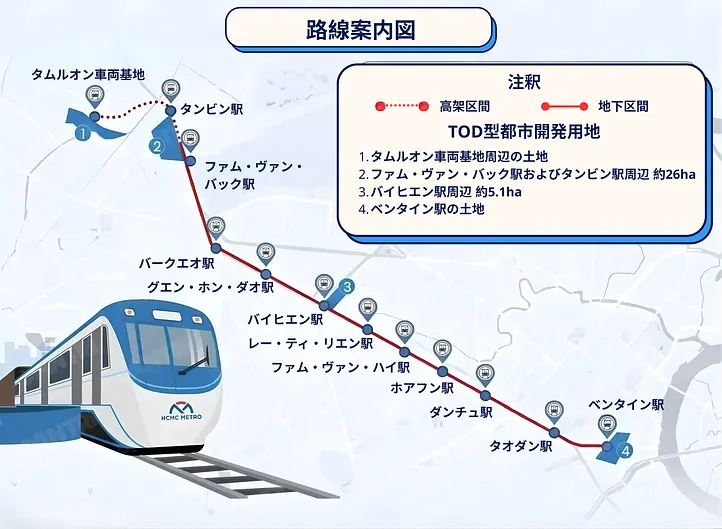 ホーチミン市メトロの現在と未来｜都市交通インフラの進展を読み解く