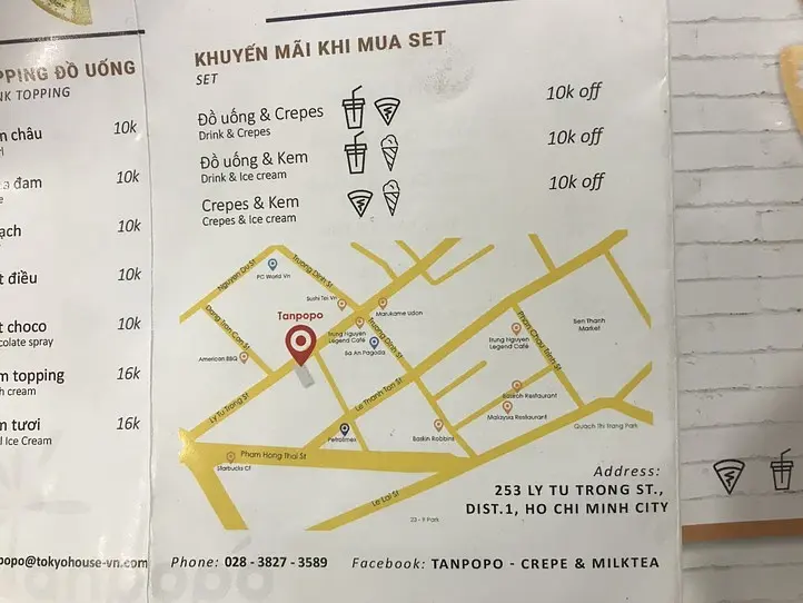 ベトナムのマリオンクレープ！？日本人オーナーのクレープ屋さん〜Tanpopo - crepes and milk tea