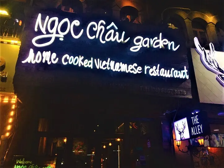 中心街のお手頃ベトナム料理レストラン「ゴックチャウガーデン」