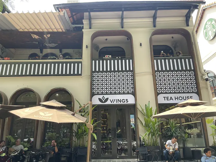 ホーチミンで優雅なティータイム！~       ウィングス・ティー・ハウス