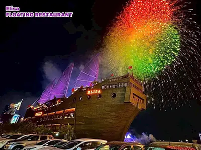 花火鑑賞：12月31日だけの特別セットメニュー（室内席）