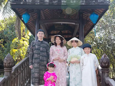 アオザイ博物館で写真撮影・プロカメラマンによる写真データ付き！！<半日/アオザイ付/送迎付き> 