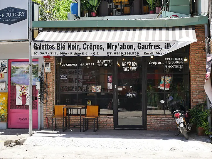 ホーチミンで食べる、絶品ガレット！