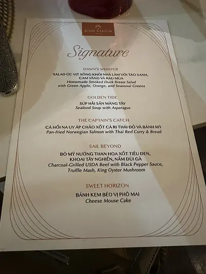 ICON サイゴンディナークルーズ「ICON RIVER」の体験を詳しく紹介！