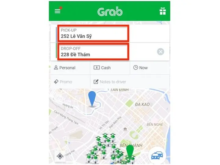 メータータクシーより安いタクシー！配車アプリGrab Carの使い方