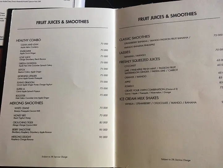 2区のお洒落なレストラン「Mekong Marchant（メコン・マーチャント）」