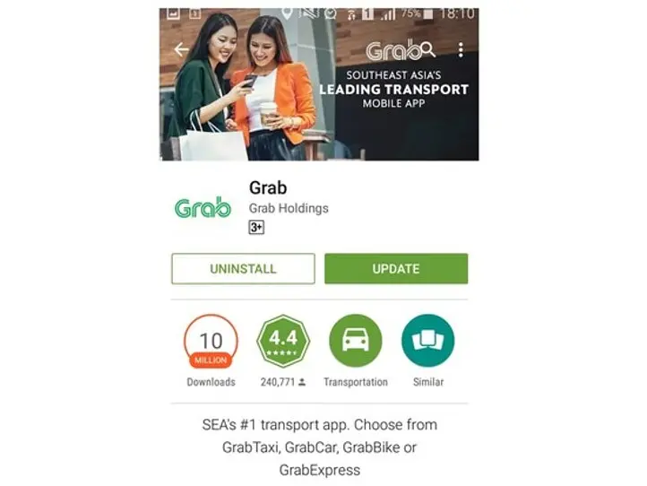 メータータクシーより安いタクシー！配車アプリGrab Carの使い方