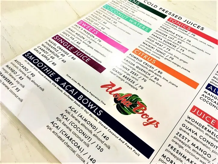 ホーチミンで300円でコールドプレスジュースが飲めるお店　～Aloha Boys（アロハ・ボーイズ）～