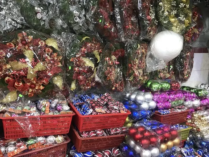 南国ホーチミンで揃える、可愛いクリスマスツリーとアイテム