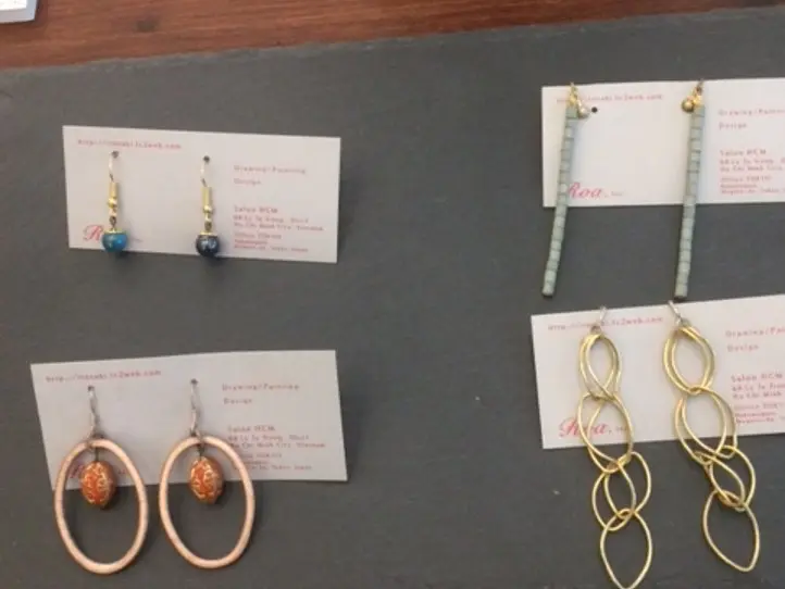 【ネイルサロン美沙那】ホーチミンで可愛いハンドメイドアクセサリーを