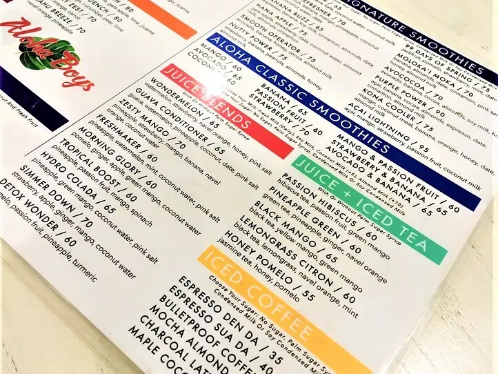 ホーチミンで300円でコールドプレスジュースが飲めるお店　～Aloha Boys（アロハ・ボーイズ）～