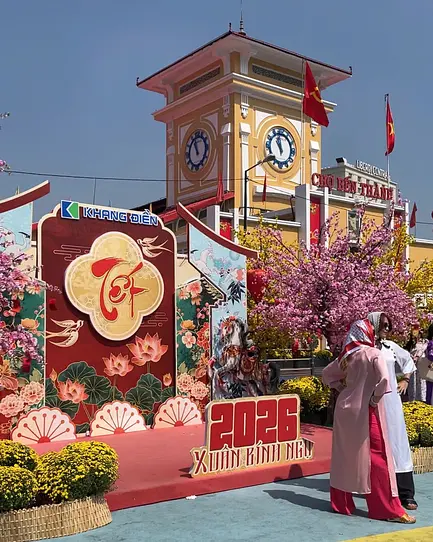 【2026年テト】ホーチミン・ベンタイン市場とコン・ルア池が改修完了｜新年に訪れたい市内中心の人気スポット